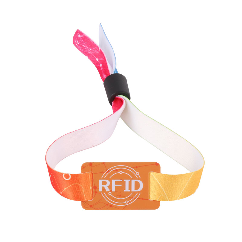 125Khz ID Rfid နိုင်လွန်လက်ကောက်များ Proximity Woven လက်ပတ်များ