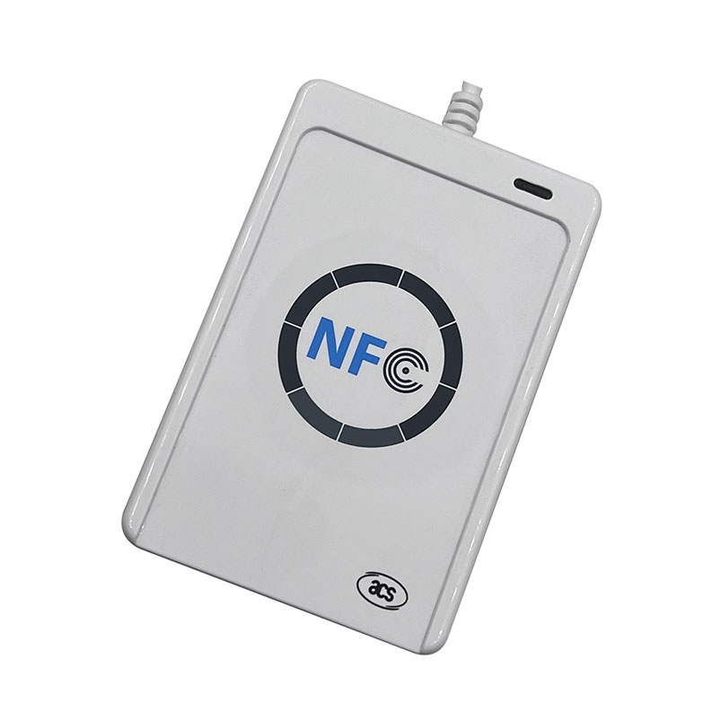 အိတ်ဆောင် ACR122U 13.56Mhz ISO14443 USB ပေါက် NFC Chip Reader Writer စမတ်ကတ်ဖတ်စက်