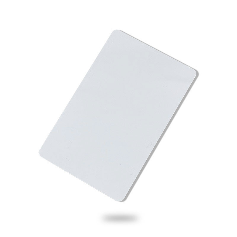 Thermal Printable Blank White UHF RFID ပလပ်စတစ်ကတ်